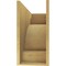 Ekena Millwork 11"W x 33"D x 22"H Classic Mediterranean Rough Cedar Woodgrain TimberThane Corbel, Primed Tan CORUR11X33X22MEDRCPR - alternate 6